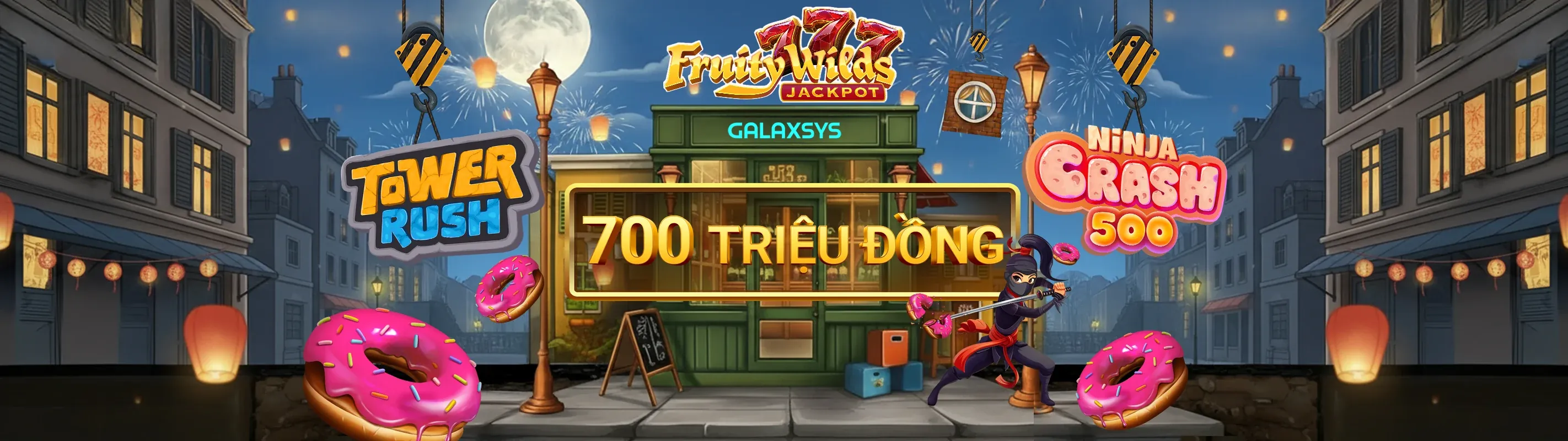 Hình ảnh banner các loại slot game tại MCW777 Nhà Cái